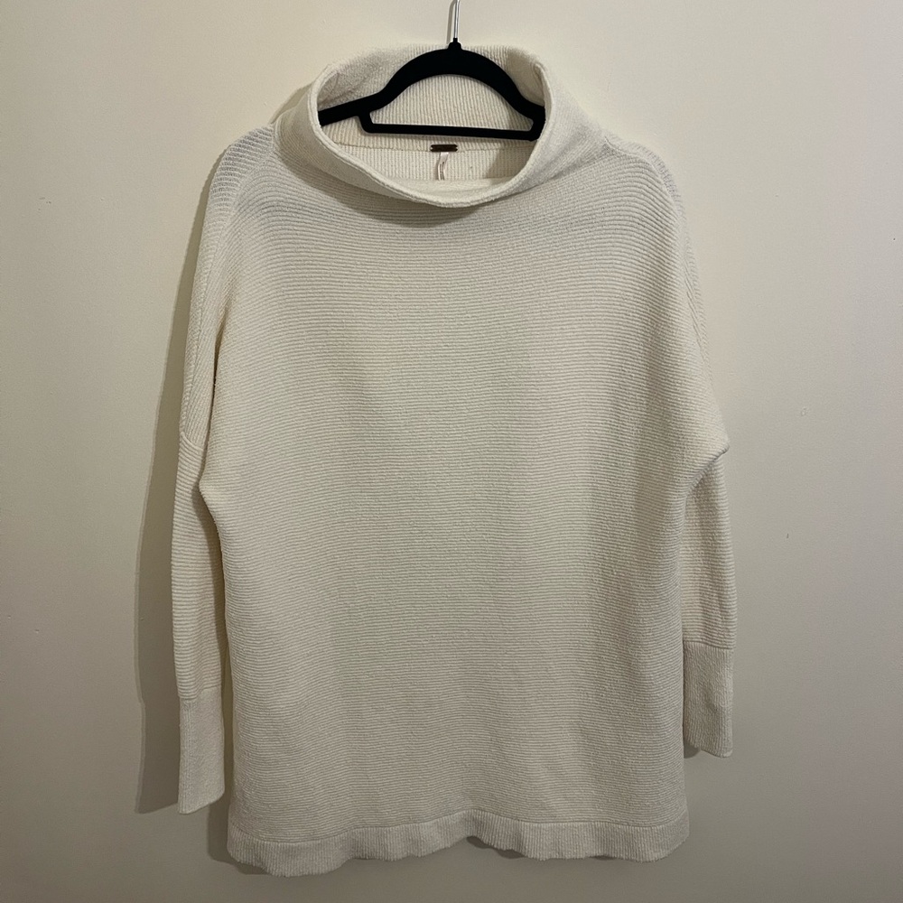 Free People Ottoman Tunic Sweater in Ecru (White), Size XS - Picture 14 of 16